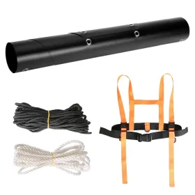 Deer Drag Sled With Dragging Harness Deer Cart Game Hauler Snow Sledding Pad Hunting Gear Supplies With 32.8FT Black Rope 16.1FT White Rope For H (Option: HarnessType)