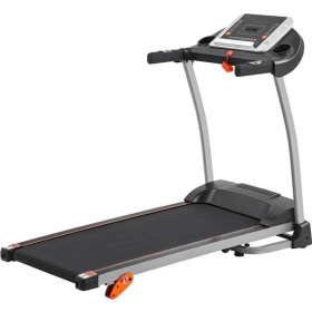 Easy Folding Treadmill For Home Use, 2.5HP Electric Running, Jogging & Walking Machine With Device Holder & Pulse Sensor, 3-Level Incline Adjusta (Option: Black)