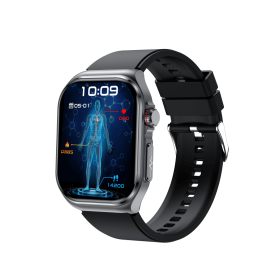 2025 New Smartwatch - Fitness Tracker And Health Tracker, Heart Rate&blood Pressure Monitoring, Sleep Tracking, Step Counter, Waterproof Smartwat (Option: Black)