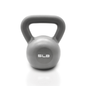 5lbs Kettlebell Set, Strength Training Kettlebells Weight Set For Women, Vinyl Coated Kettle Bell For Home Gym Workout Weight Lifting Equipment, (Option: Gray)